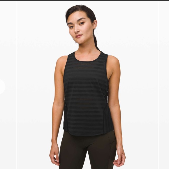 lululemon athletica Tops - Lululemon Off and Running Tank Size 6 Black